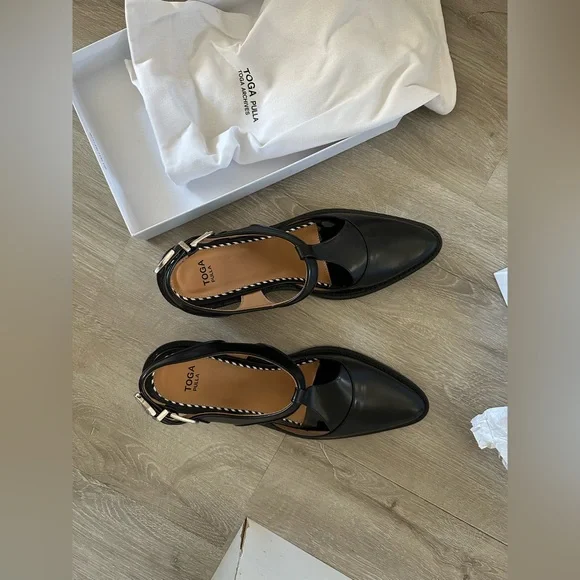 New Toga Pulla Sling Back Oxfords - Picture 4 of 10